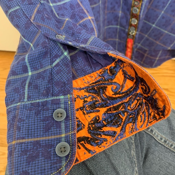 Mens Robert Graham shirt - Size L - Picture 4 of 4